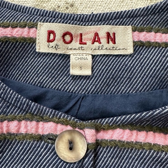Anthropologie DOLAN Collection Piccadilly Striped Coat - Picture 9 of 11